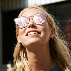 Quay Rose Gold All My Love Sunglasses